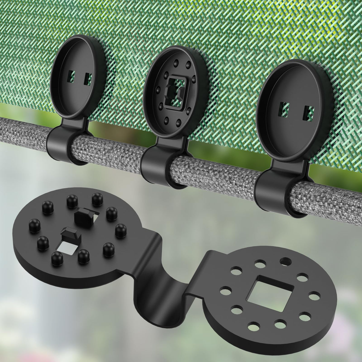 Consripie reusable design lets you move clamps without tearing fabric