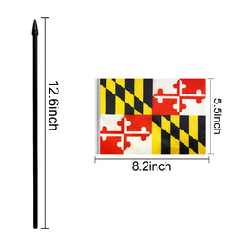 Consummate polyester state flags offer vivid colors and durability for outdoor use.