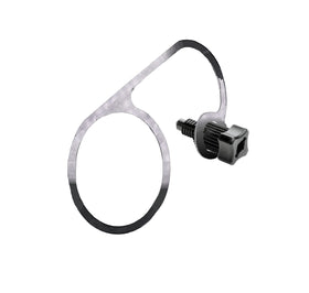 Contractor Rain Bird external bleed screw for valve maintenance and leak prevention.