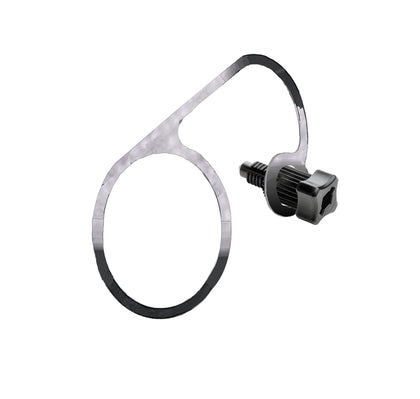 Contractor Rain Bird external bleed screw for valve maintenance and leak prevention.