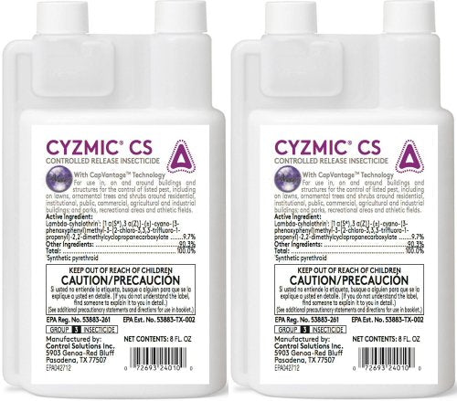 CSI Cyzmic CS bottle with quick knockdown and long-lasting insect control for indoor and outdoor use.