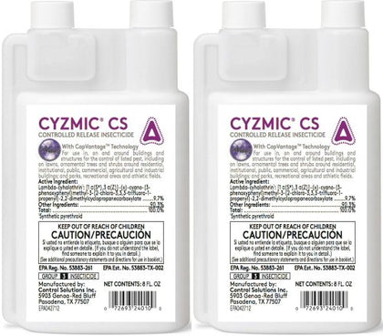 CSI Cyzmic CS bottle with quick knockdown and long-lasting insect control for indoor and outdoor use.