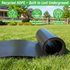 Convivium root barrier can be shaped to fit curves