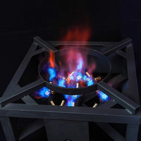 COOKAMP 120k BTU burner ready for seafood boils and big batches.