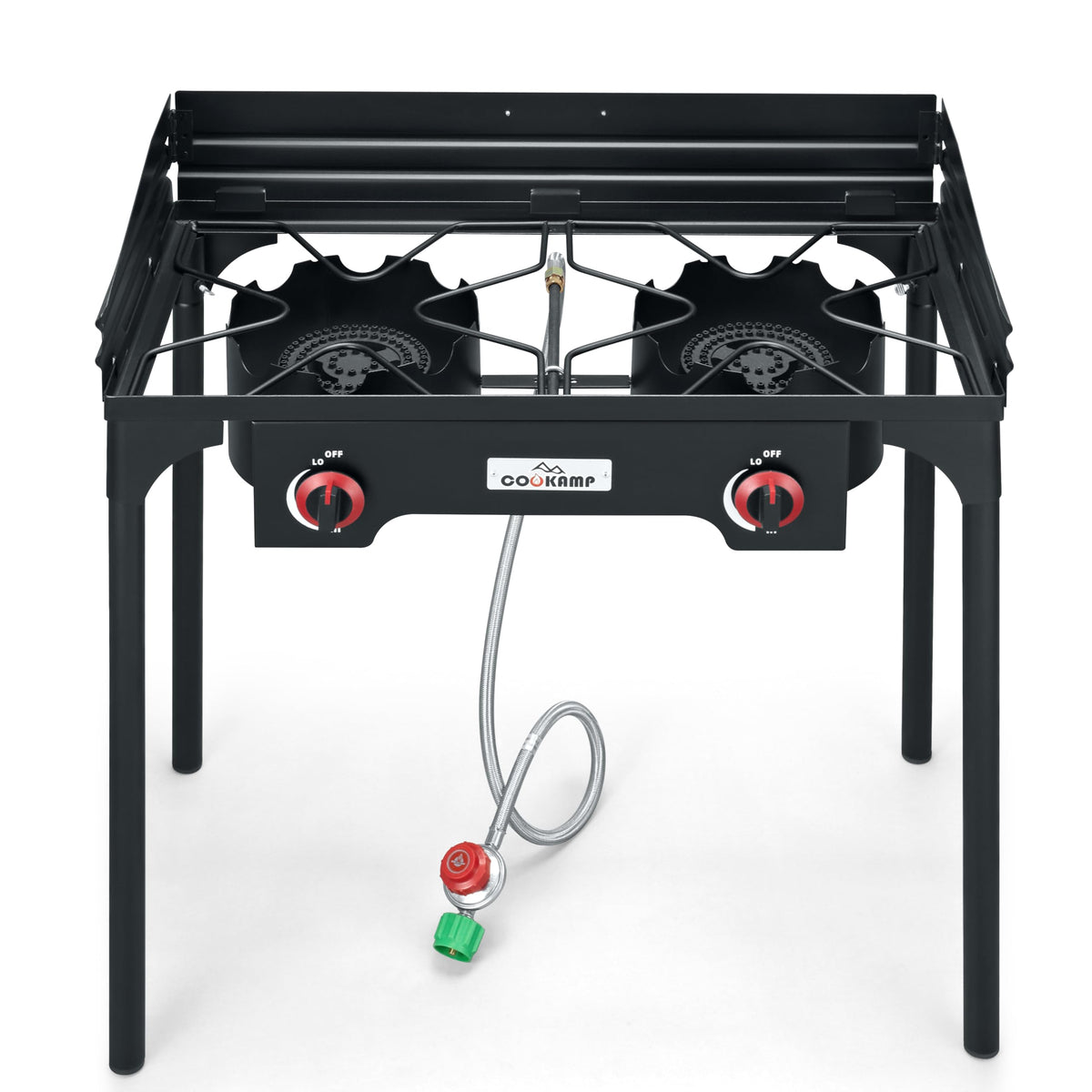 COOKAMP SA2510 regulator and hose ensure adjustable gas flow