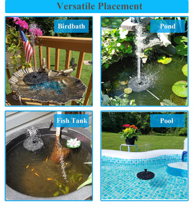 Cookayler floating water feature attracts hummingbirds and butterflies