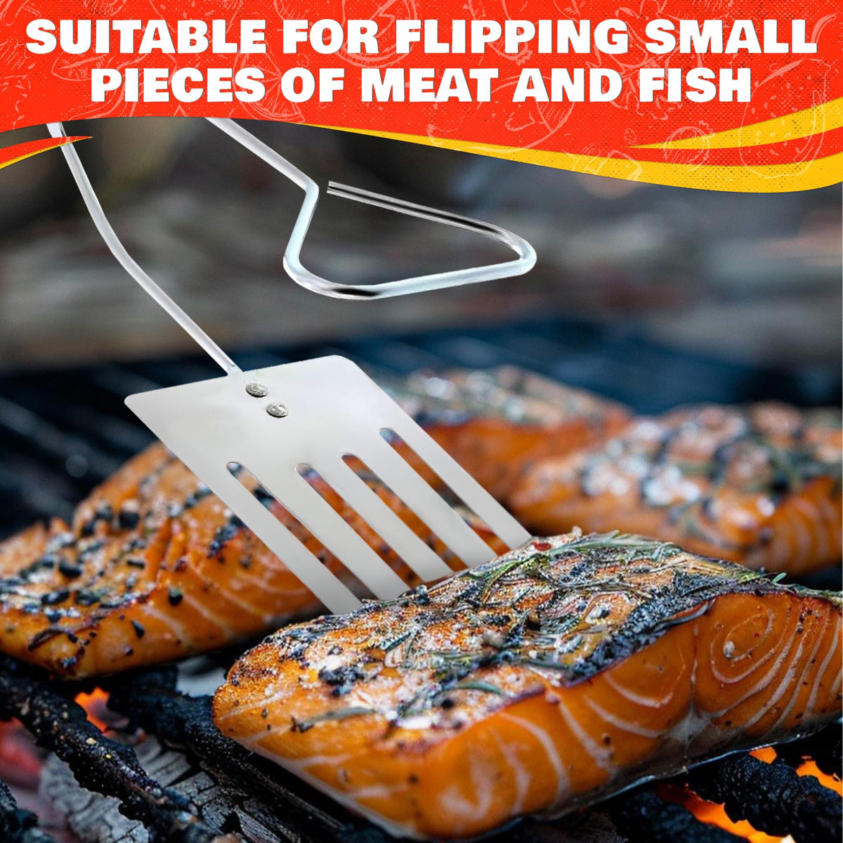 Cooking Concepts heat-resistant plastic handle supports comfortable grilling.