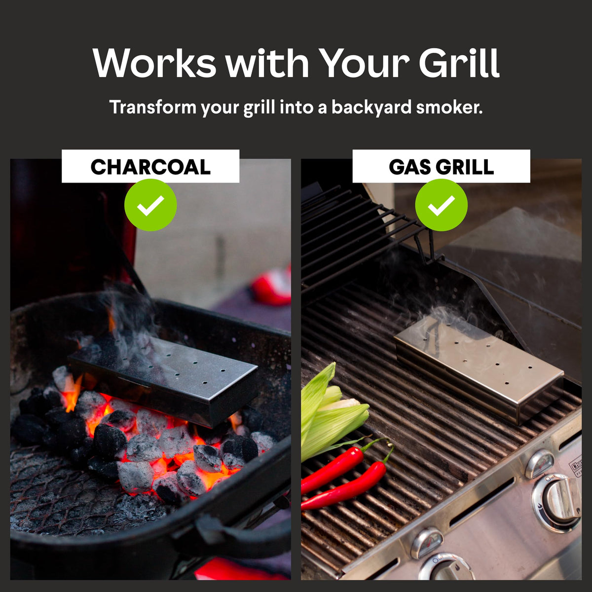Cooking Gift Set smoker box is dishwasher safe for quick cleanup