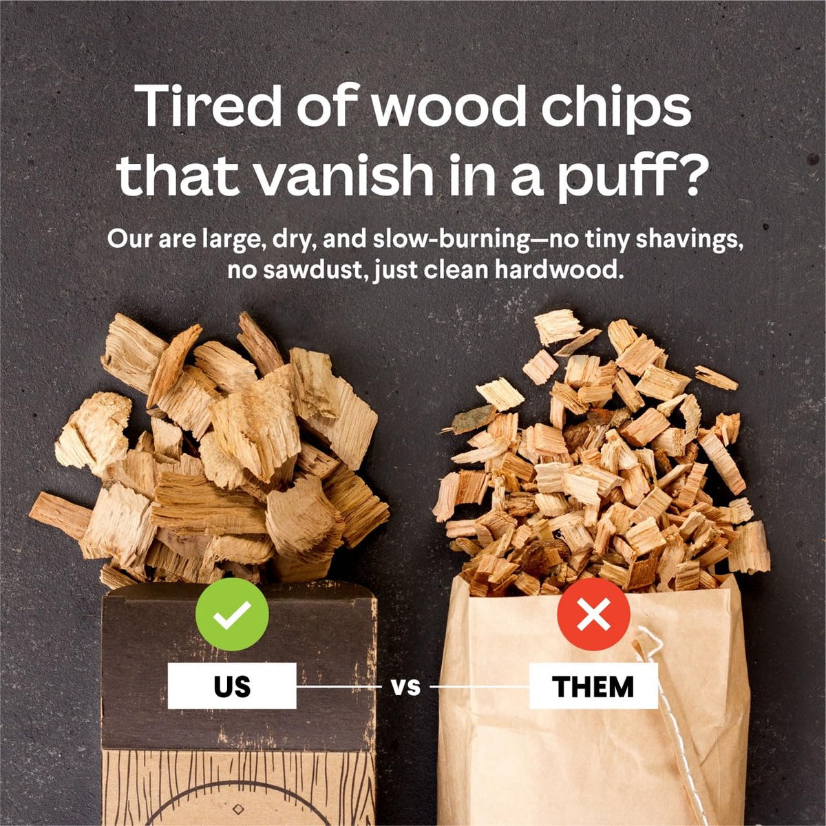 Cooking Gift Set Hickory wood chips deliver bold, barbecue-ready smoke