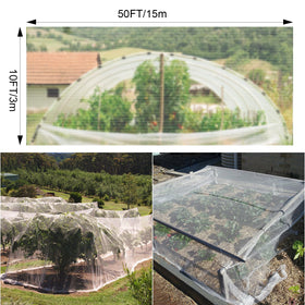 Cookmaster bird and insect protection netting guards plants from birds and pests.