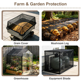 Cool Area garden greenhouse shade screen for plant ventilation and sun control.