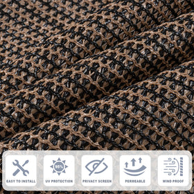 Cool Area grommeted shade cloth is easy to install.
