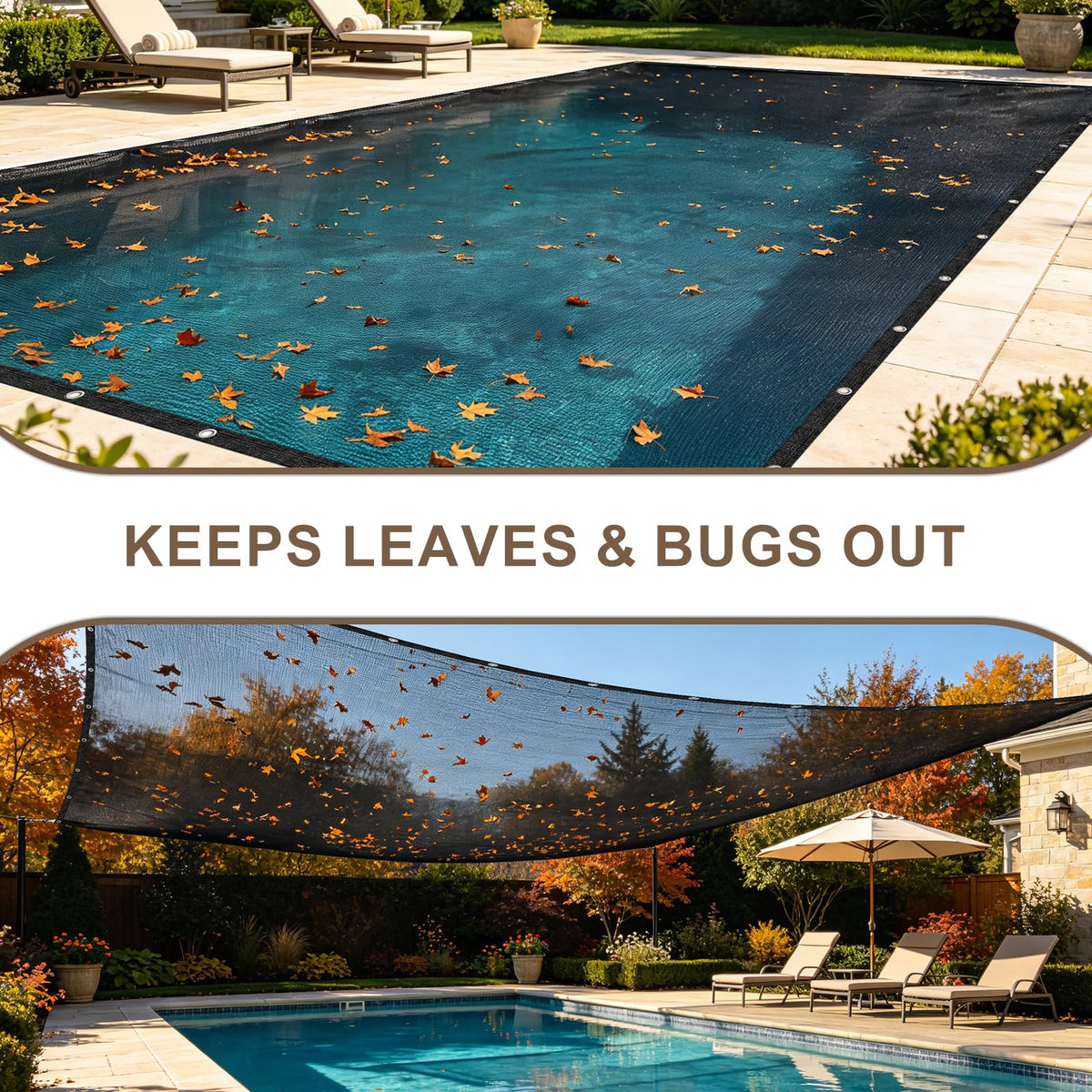 Cool Area versatile mesh screen suitable for patios, pools, and greenhouses.