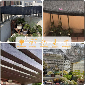 Cool Area multi-purpose shade net used in garden and barn settings