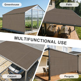 Cool Area outdoor shade enhances garden, porch, and gazebo spaces.