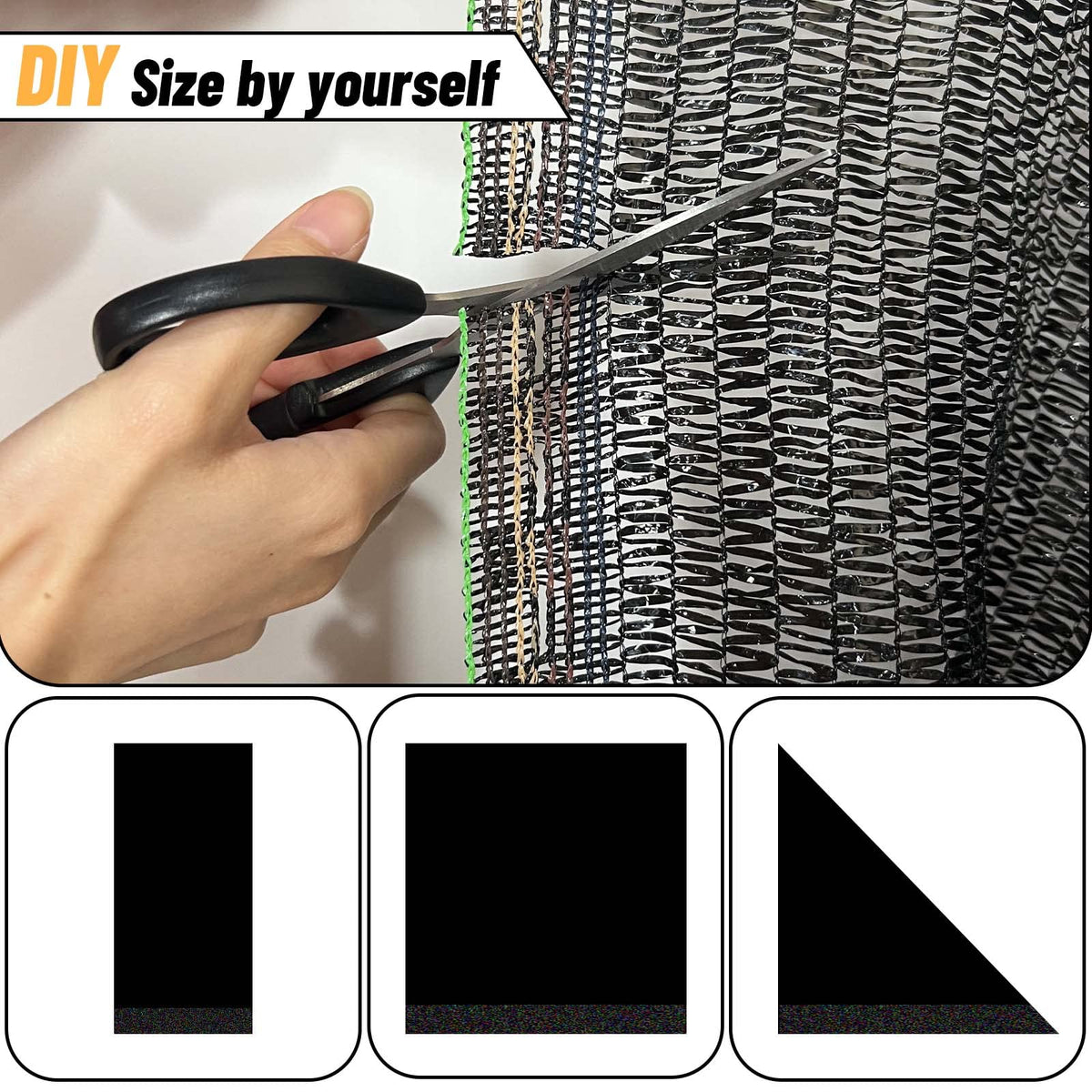 Cool Area shade cloth black color blends with exterior spaces