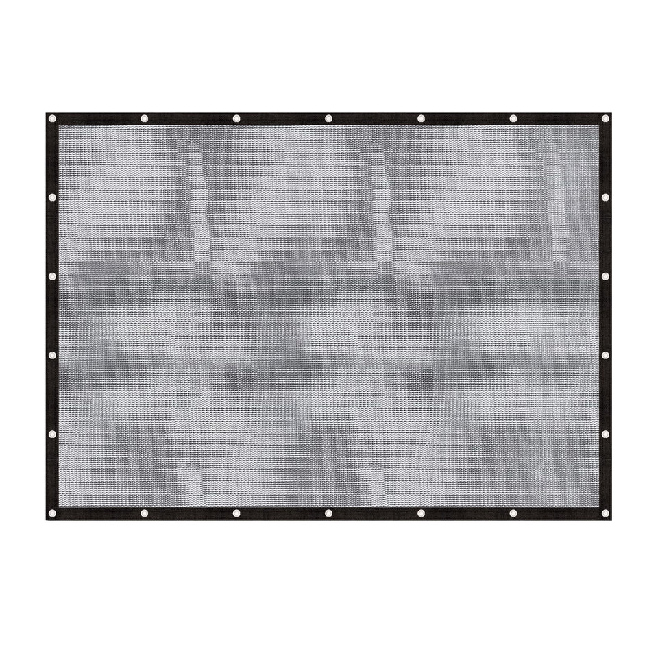 Cool Area shade cloth open weave provides breathable shade and pest barrier use case.