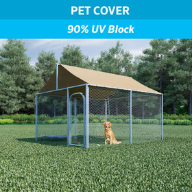 Coolaroo tear-resistant sun protection fabric withstands sun, wind, and rain