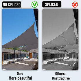 COOLBOYS UV-blocking sail cuts sunlight by up to 95 percent for cooler spaces