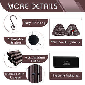 Coolertaste packaging box presents a ready-to-gift wind chime.