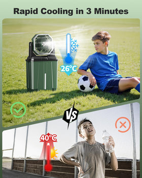Coolice outdoor LED lighting adds safety and ambience during use.