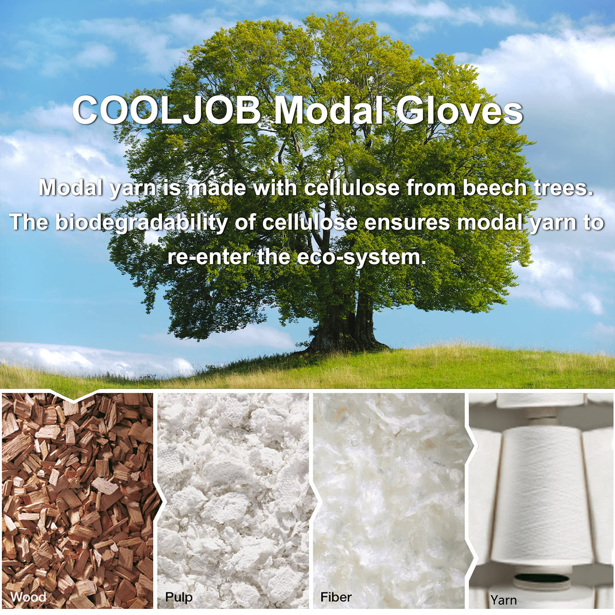 COOLJOB foam latex-coated kids gardening gloves provide soft, secure handling