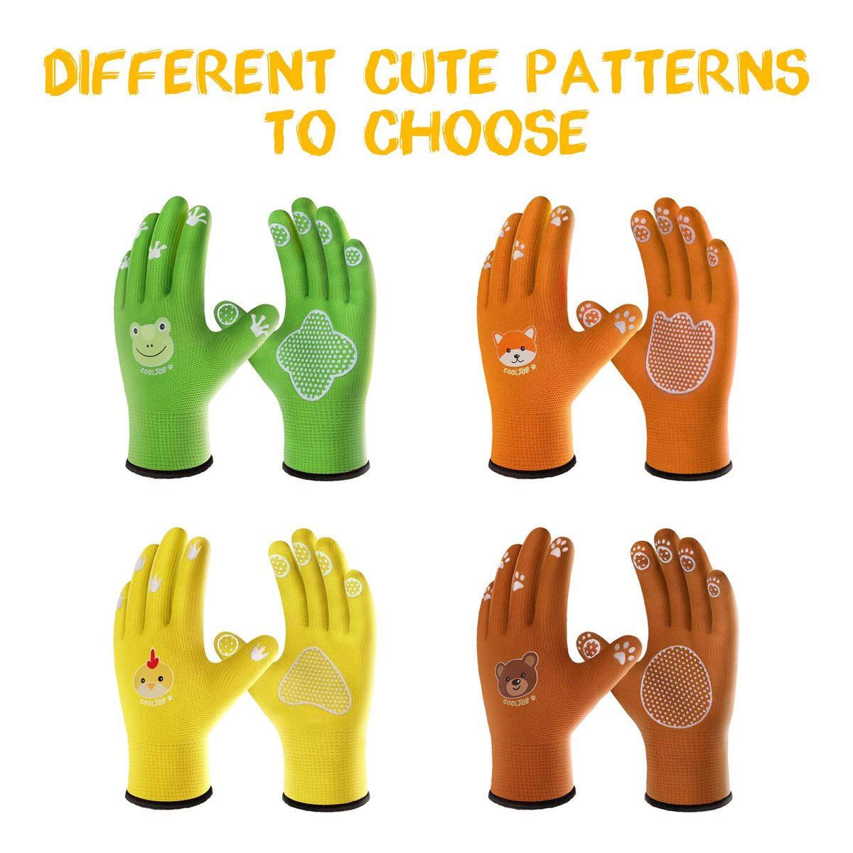 COOLJOB gloves provide a snug fit with elastic wrists for easy wear.