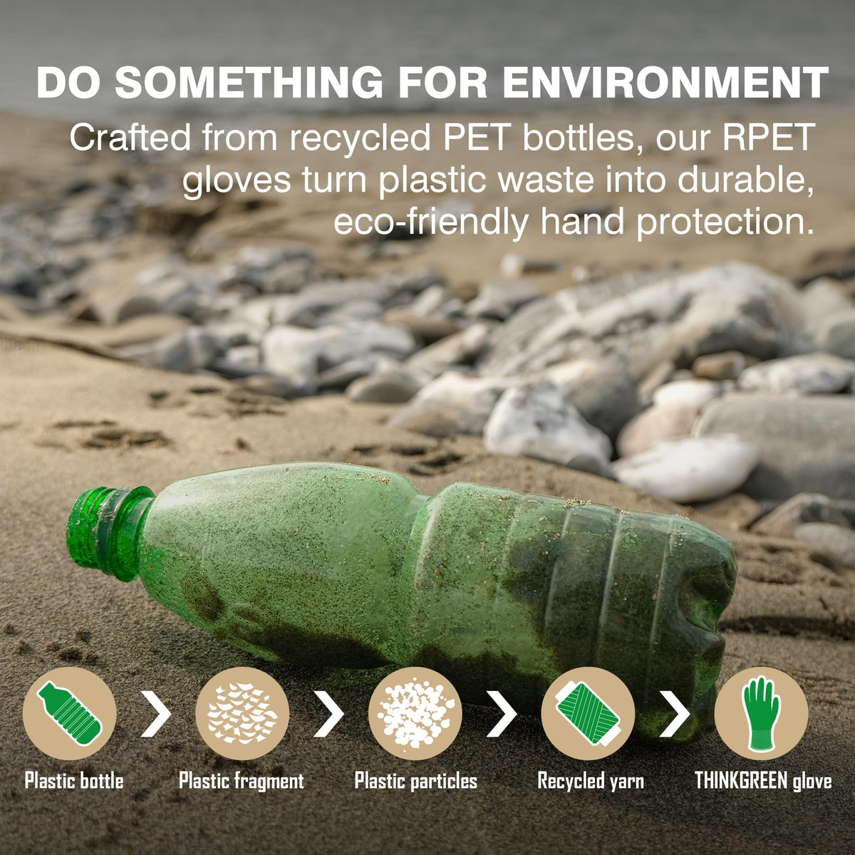 COOLJOB recycled polyester material supports sustainable gardening gear