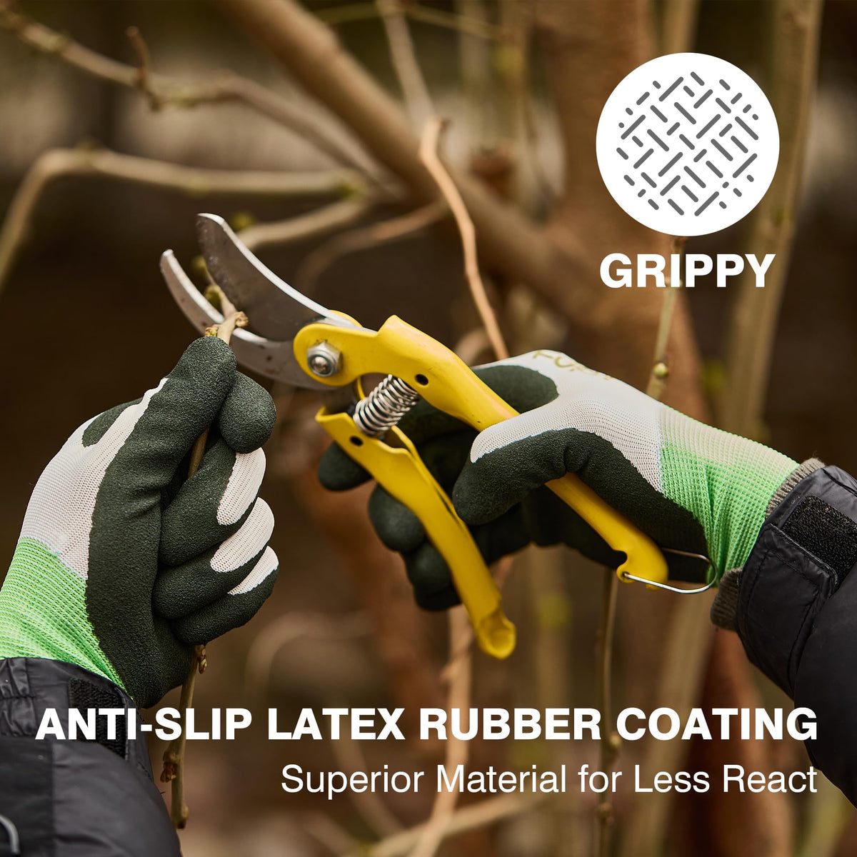 COOLJOB snug-fit cuff provides secure wear and extended protection