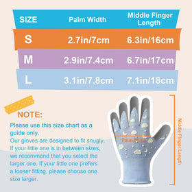 COOLJOB glow kid-friendly gloves with soft inner lining for comfort