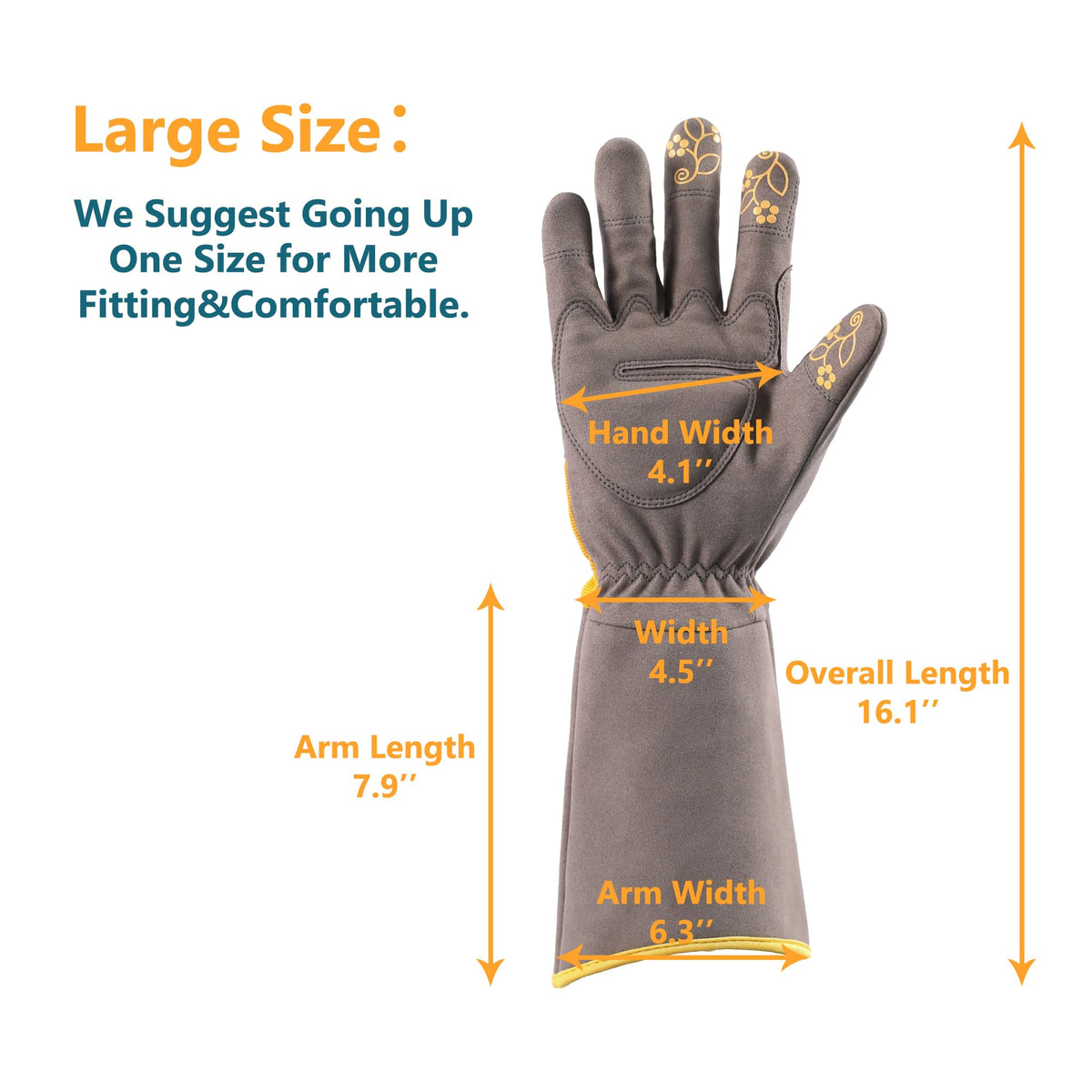 COOLJOB grip-dots on fingers enhance tool control and prevent slips.