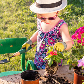 Gloves in use during dirt and gardening tasks with good grip