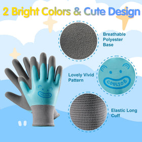 Ultra-soft polyester shell of CoolJob gloves delivers all day comfort