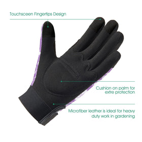 COOLJOB puncture-resistant gloves ideal for blackberry planting with secure, anti-slip palms.