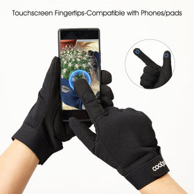 COOLJOB velcro wrist garden gloves keep soil and debris out.