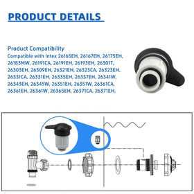 COONOOL pool air flow nozzle illustrating regulated air and water flow.