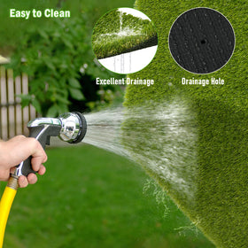 CooRug door mat turf providing a realistic entryway with easy cleanup