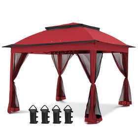 COOS BAY 11x11 pop-up gazebo setup for fast shade and easy transport