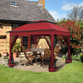 COOS BAY durable powder-coated steel frame on a sunny day