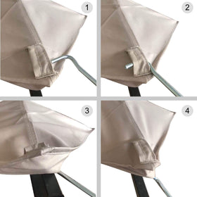 Model L-GG001PST-F fit indicator on COOSHADE replacement canopy