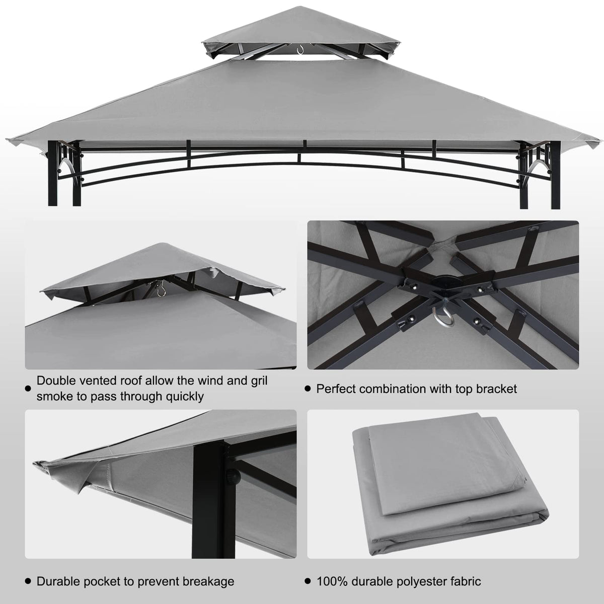 Installation hook inside COOSHADE canopy package aiding setup