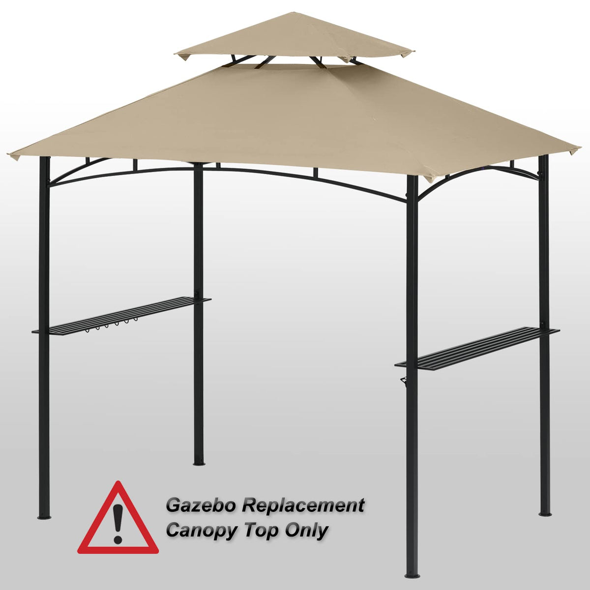 COOSHADE beige canopy vented top design improves airflow