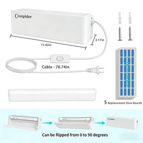 COOSPIDER UV EPA-registered device signals credibility for indoor use.