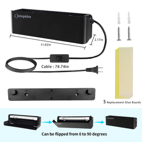 COOSPIDER UV indoor use compact design fits small spaces