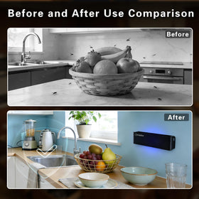 COOSPIDER UV kitchen use scene demonstrating indoor pest control