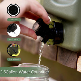 COOZMENT multifunction water storage for camping and emergencies.