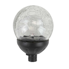 COOZZYHOUR solar glass ball 80mm lighting outdoor decor at dusk