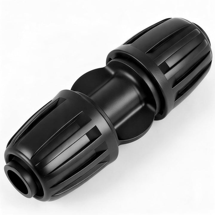 Copadri 1/2 inch drip coupling barbed-locked straight ensures a tight, leak-free connection