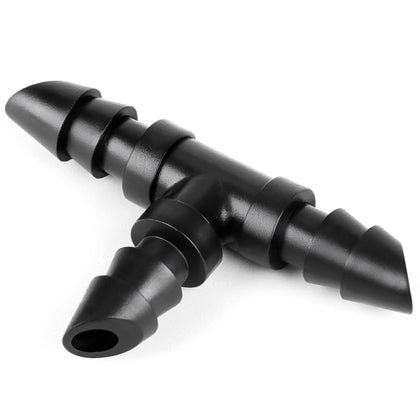 Copadri 1/4-inch drip tee fittings for secure three-way connections in irrigation