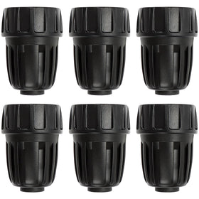 Copadri 34FHT to 12 drip tubing adapter close-up for quick connections